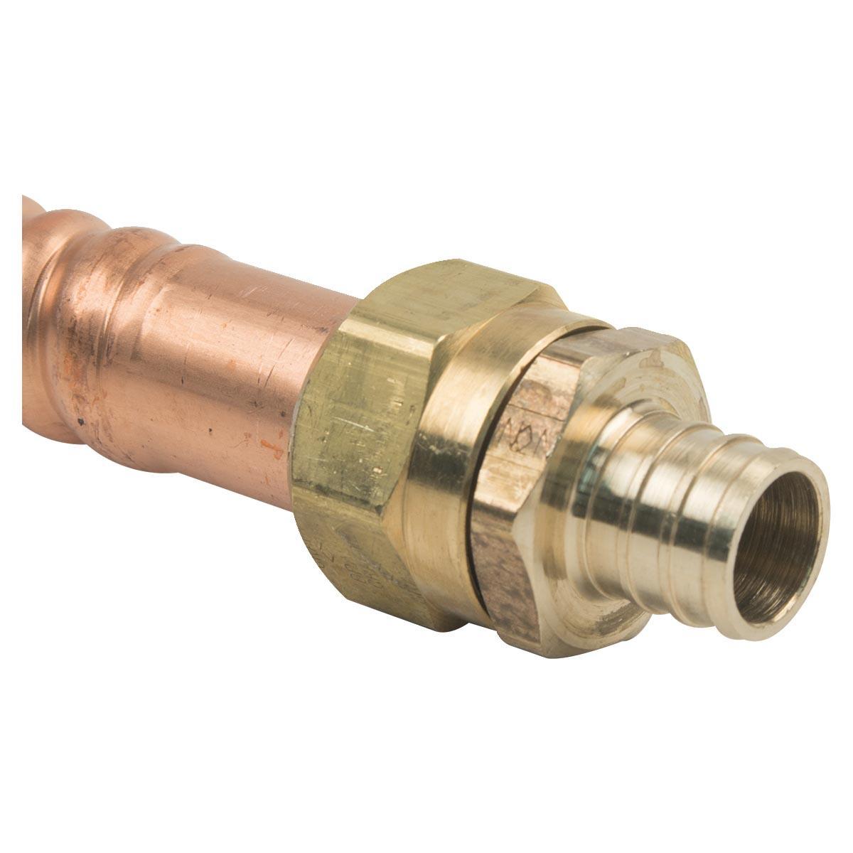 BrassCraft® WB07-24 Water Heater Connector, 3/4 in, FIP x PEX, 24 in L, Copper, Lead-Free thumbnail 2