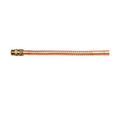 BrassCraft® WB234 Series WB234-18N Water Heater Connector, 3/4 x 3/4 in, MIP x FIP, 18 in L, 7/8 in OD, 7/8 in ID, Yes