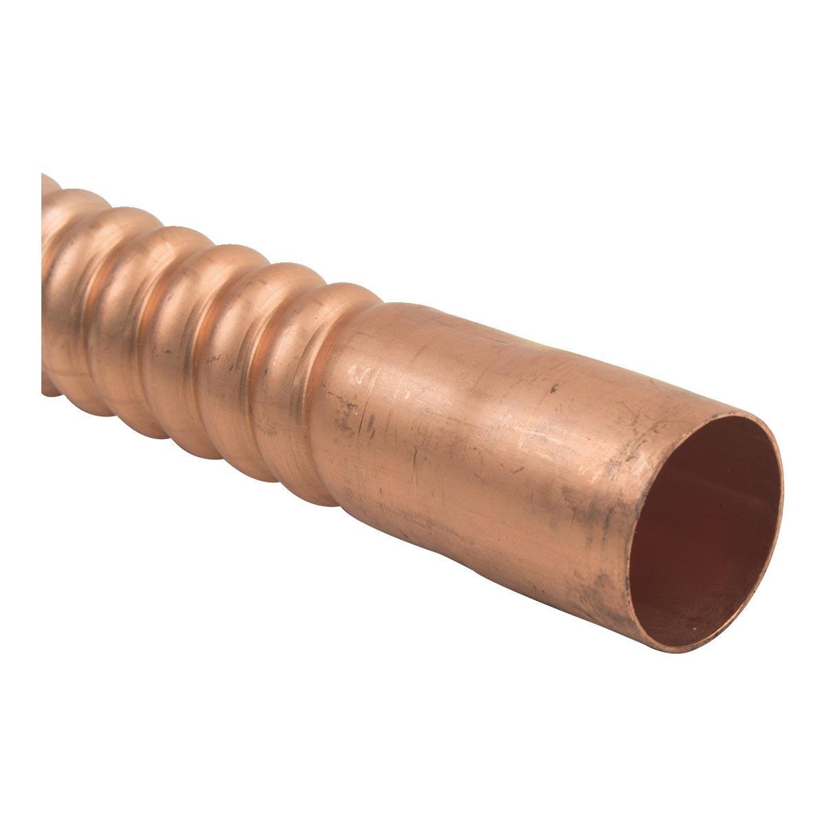 BrassCraft® WB234-24N Water Heater Connector, 3/4 in, MIP x Male Sweat, 24 in L, Copper, Lead-Free