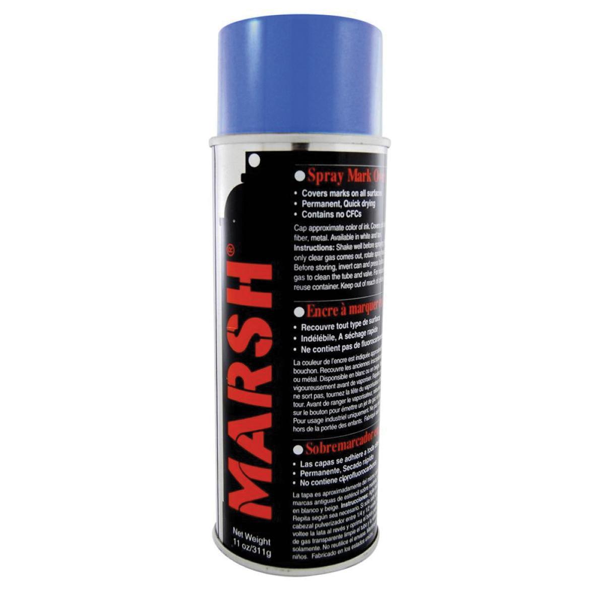BRAXTON HARRIS MPB Marking Paint, Fluorescent Blue, 15 oz