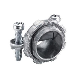 Bridgeport® 650-DC2 Conduit Connector, 3/8 in Trade, For Use With: 18/3 to 12/3 SJO Cord, Die Cast Zinc