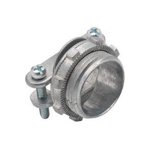 BRIDGEPORT 674-DC2 Strap Connector, 1-1/4 in Trade, 0.625 in H x 1.062 in W Cable Openings, Zinc