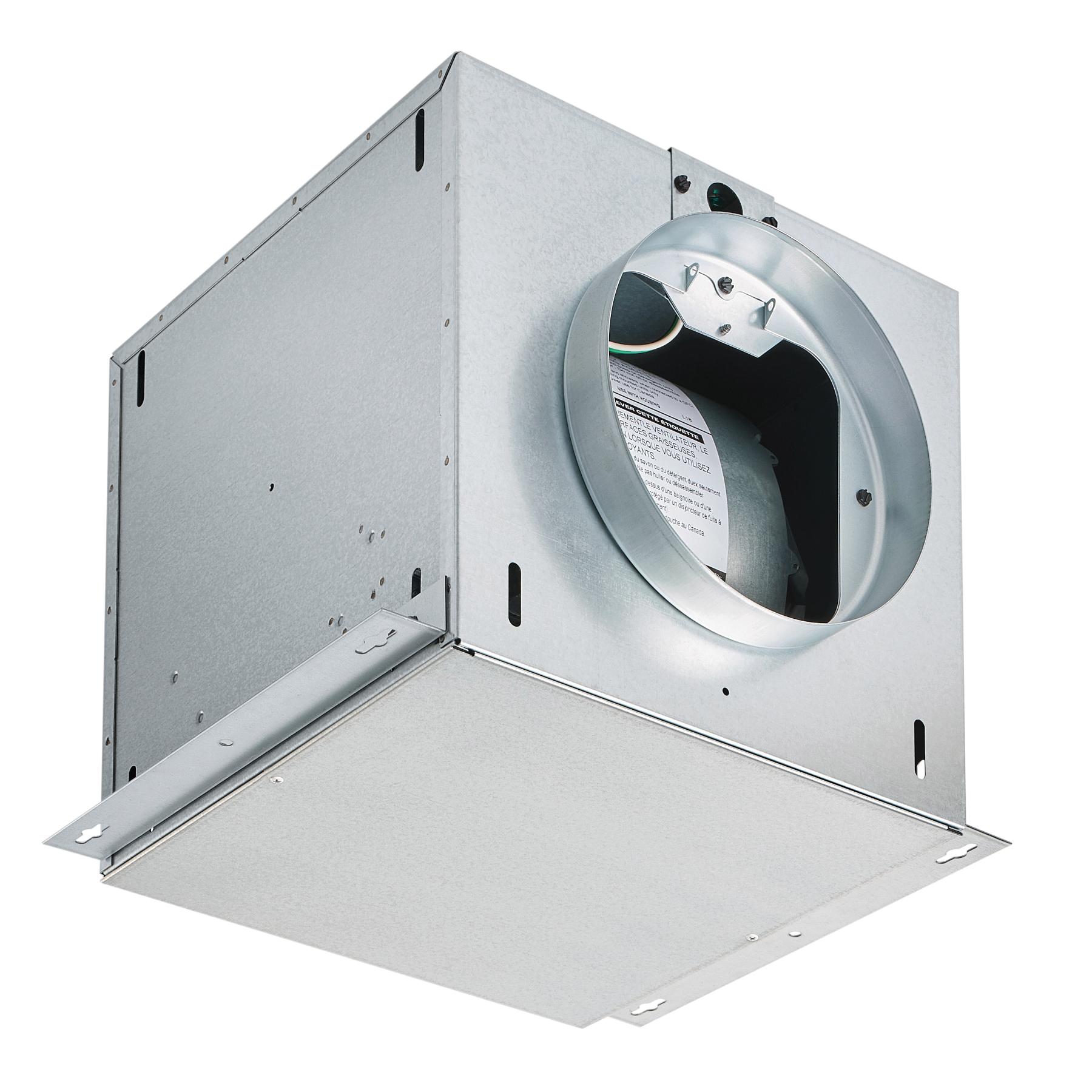 Broan-NuTone® L250EL Ventilation Fan, 120 V, 0.6 A, 3.9 W, 1158 rpm Speed, 230 cfm, Plug-In Motor