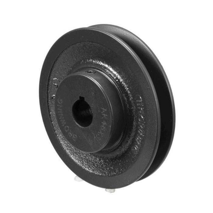 Browning&reg; 1026541 Bore Sheave, 3/4 in Dia Bore, Finished Bore, 4.45 in OD, 1 -Groove, 4.4 in Dia Pitch, 3/4 in W Face