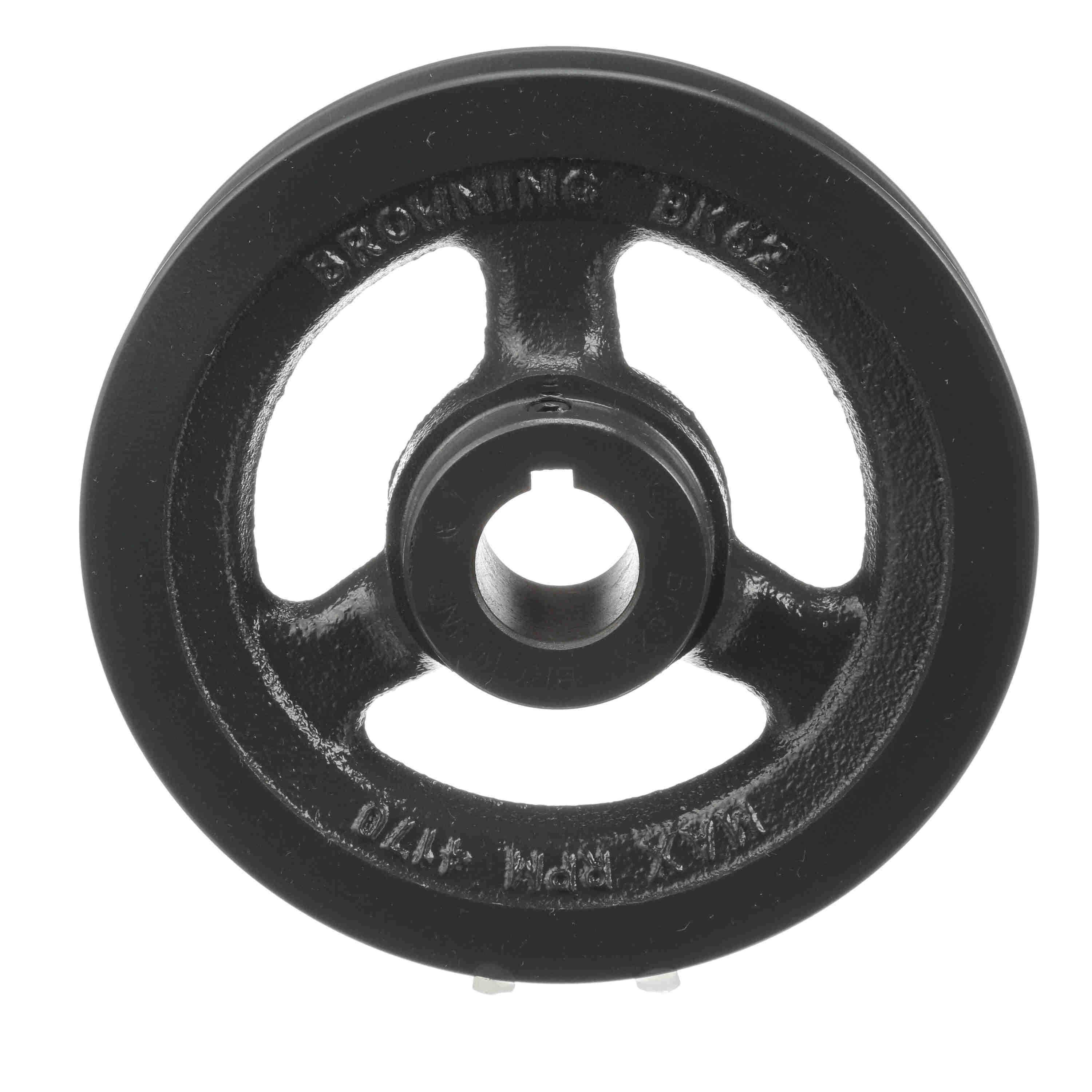 Browning&reg; 1028778 Sheave, 1 in Dia Bore, 5.95 in OD, 1-Groove, 5.4 in Dia Pitch, 7/8 in W Face