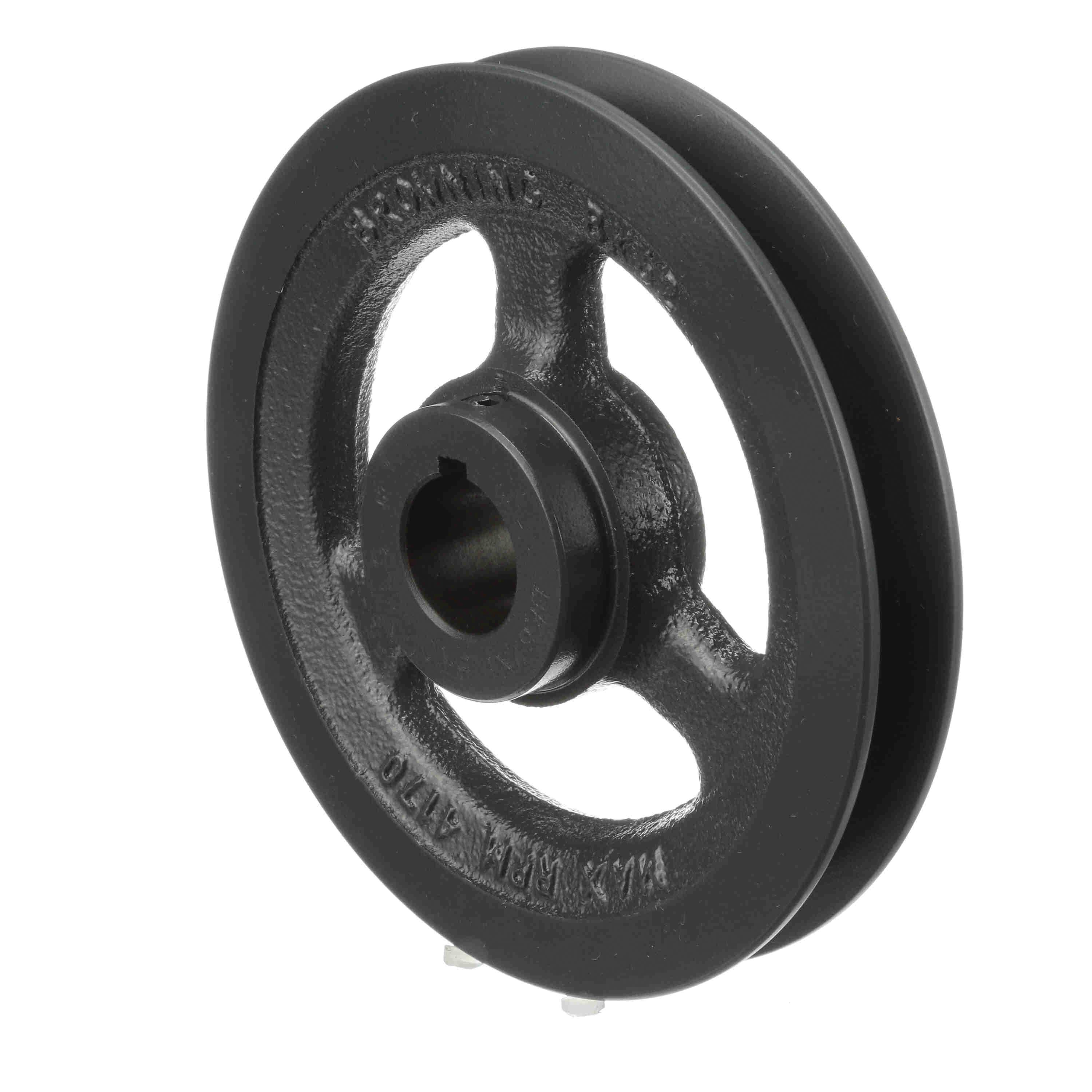 Browning&reg; 1028778 Sheave, 1 in Dia Bore, 5.95 in OD, 1-Groove, 5.4 in Dia Pitch, 7/8 in W Face