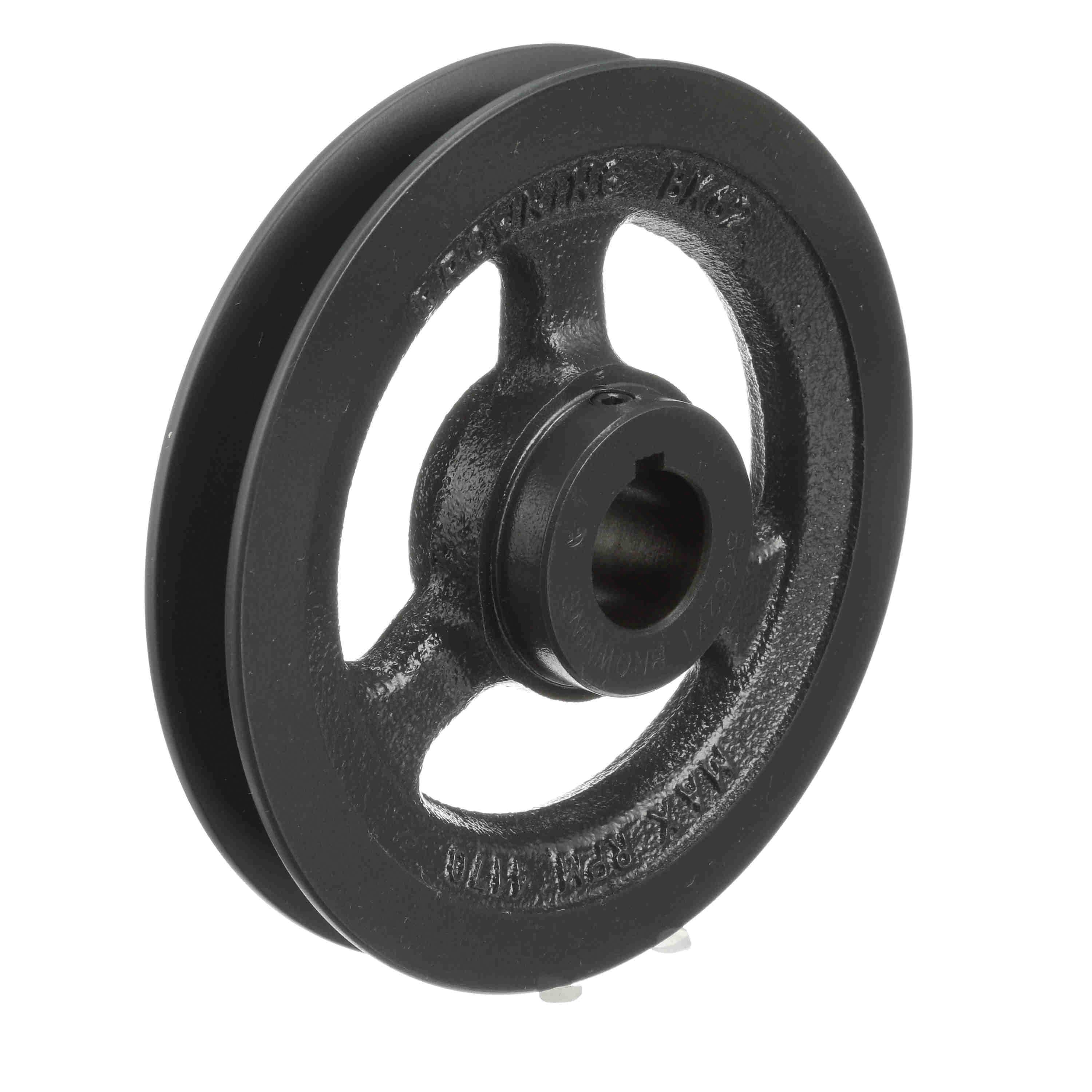 Browning&reg; 1028778 Sheave, 1 in Dia Bore, 5.95 in OD, 1-Groove, 5.4 in Dia Pitch, 7/8 in W Face