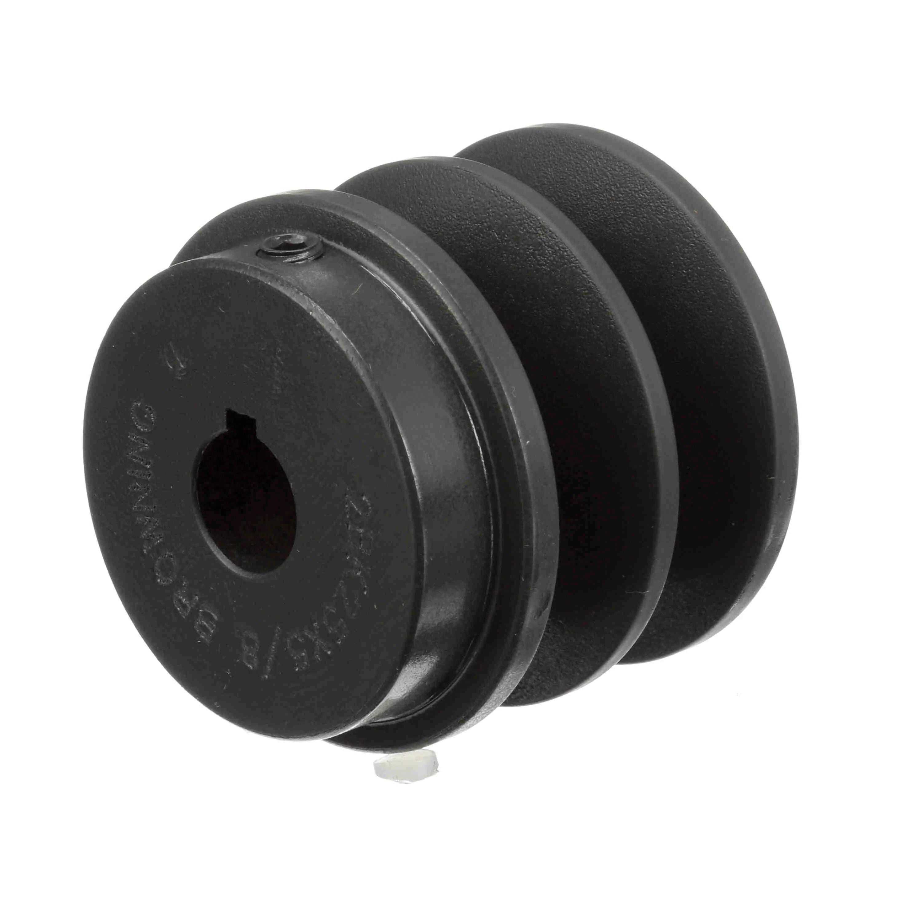 Browning&reg; 1033026 Sheave, 5/8 in Dia Bore, 2-1/2 in OD, 2-Groove, 2 to 2-1/2 in Dia Pitch, 1-3/4 in W Face