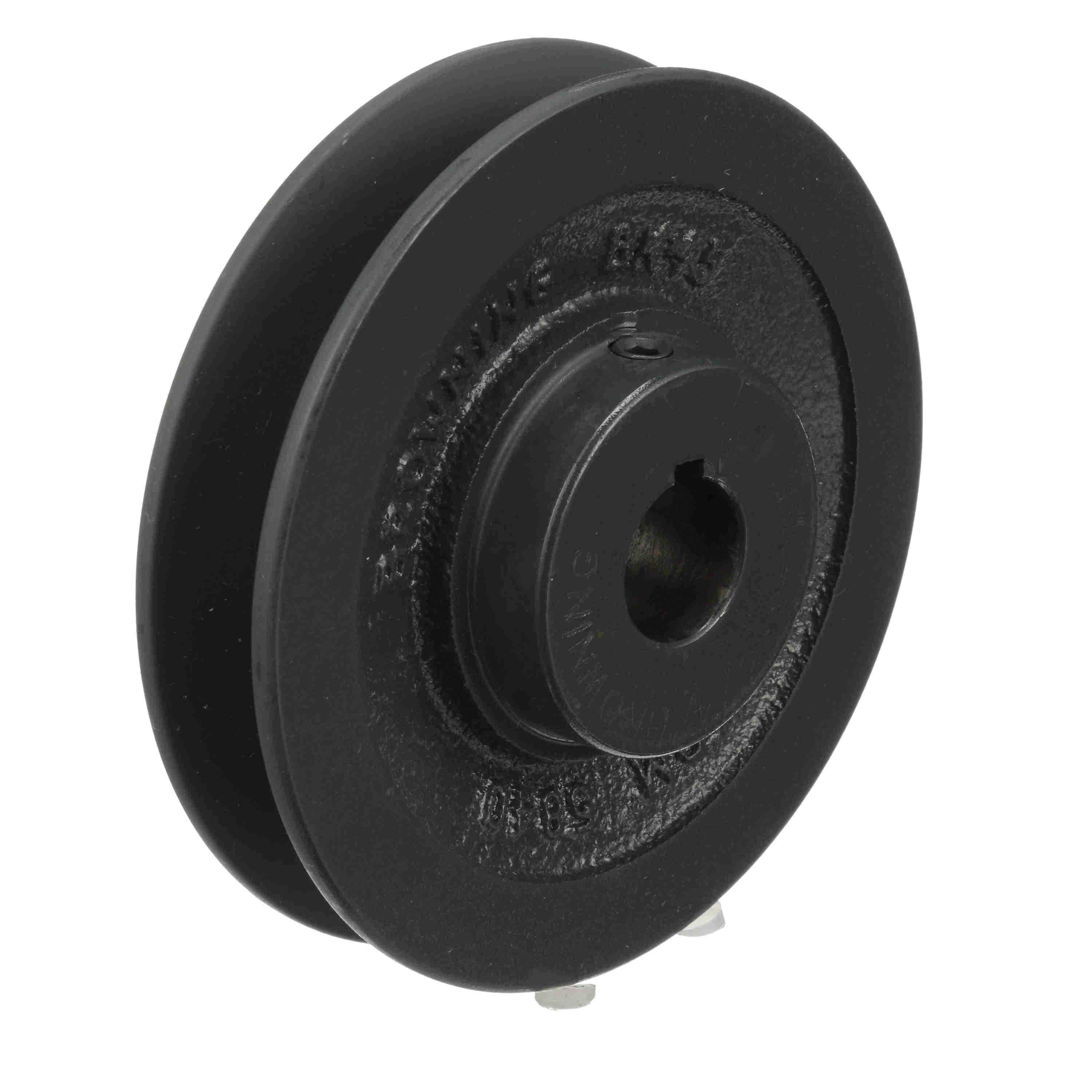 Browning&reg; FHP Series 1042464 Sheave, 3/8 to 1-1/2 in Dia Bore, Split Taper Bushed Bore, 4.95 in OD, 1-Groove