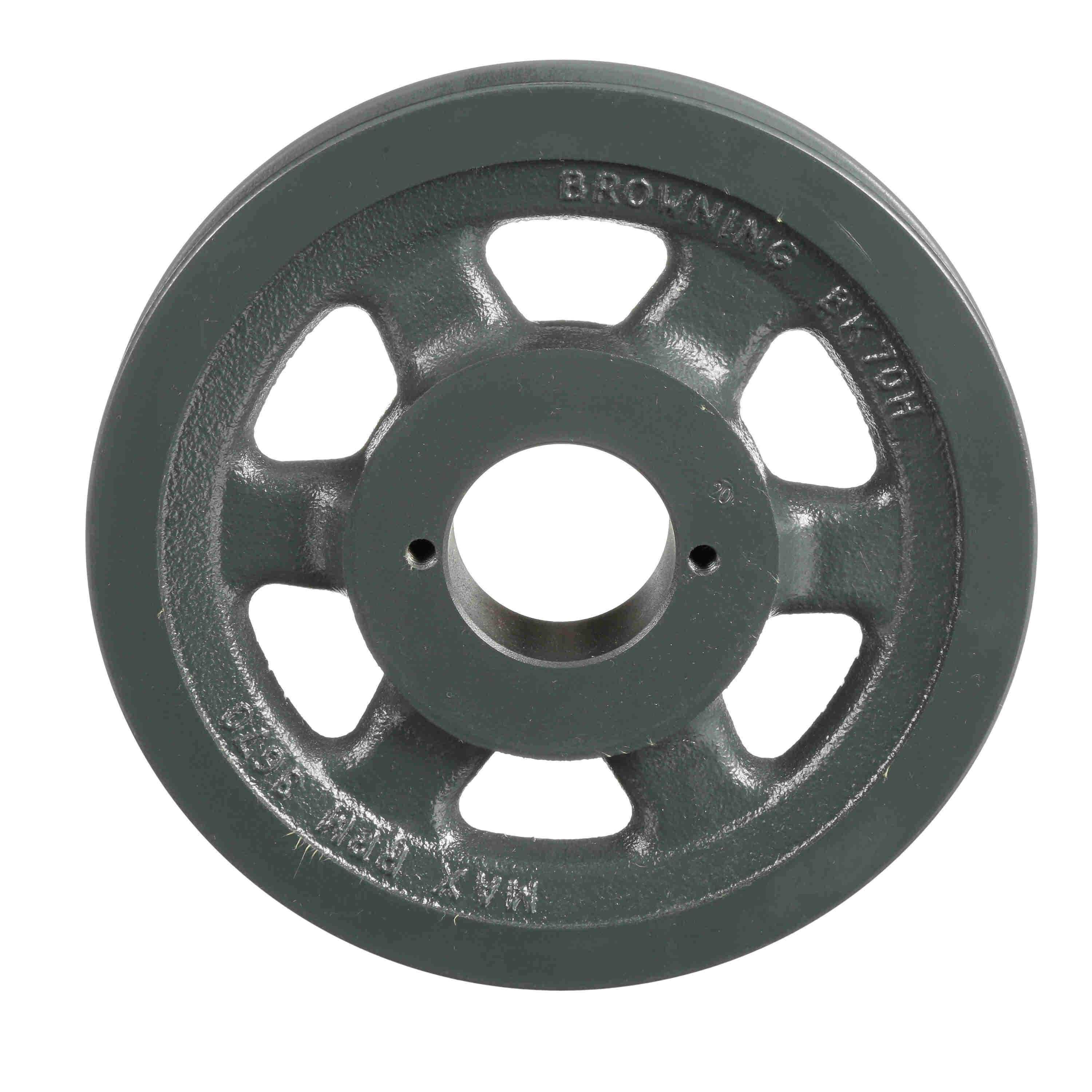 Browning® FHP Series 1042530 Sheave, 3/8 to 1-1/2 in Dia Bore, Split Taper Bushed Bore, 6-3/4 in OD, 1-Groove