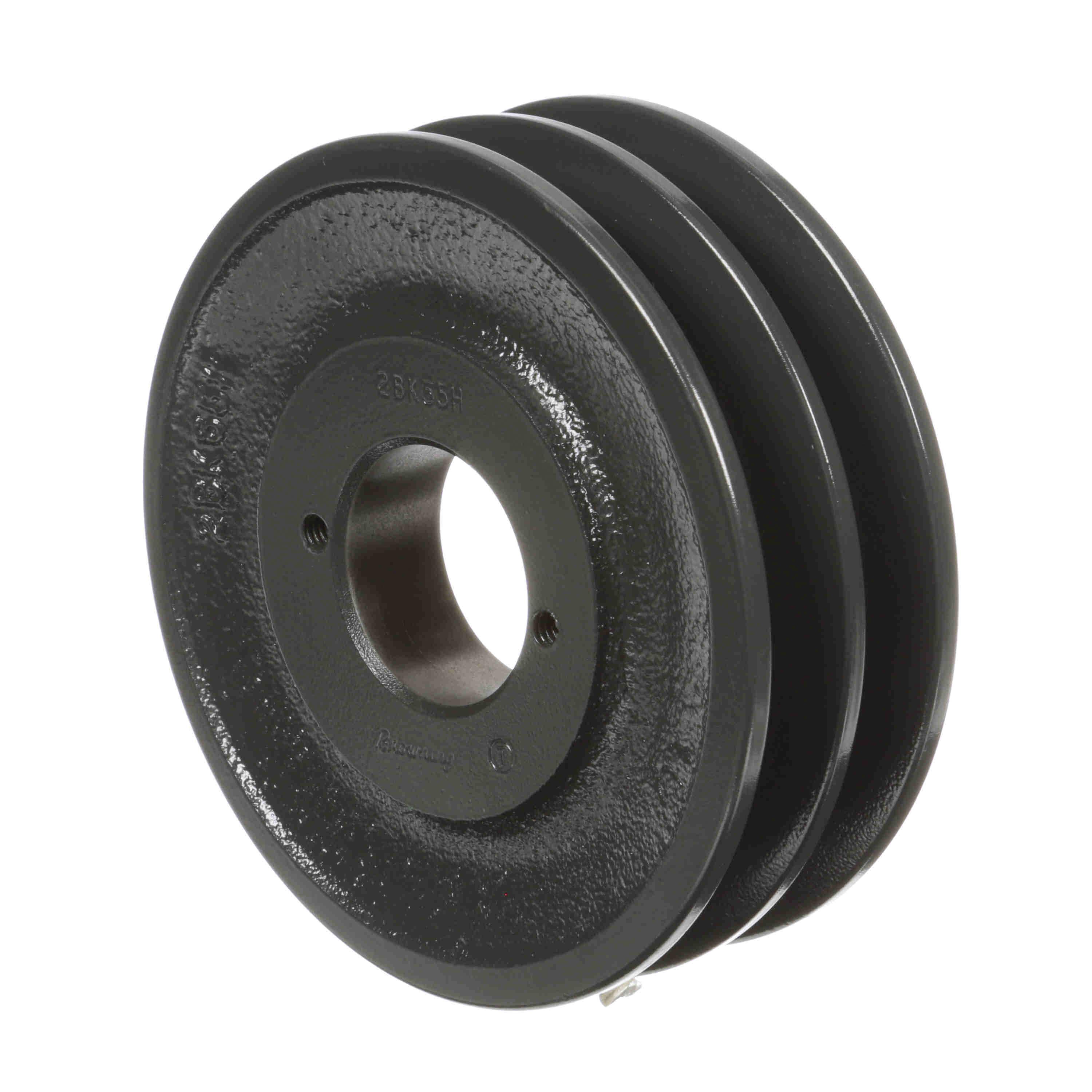 Browning&reg; FHP Series 1043033 Sheave, 3/8 to 1-1/2 in Dia Bore, Split Taper Bushed Bore, 5-1/4 in OD, 2-Groove