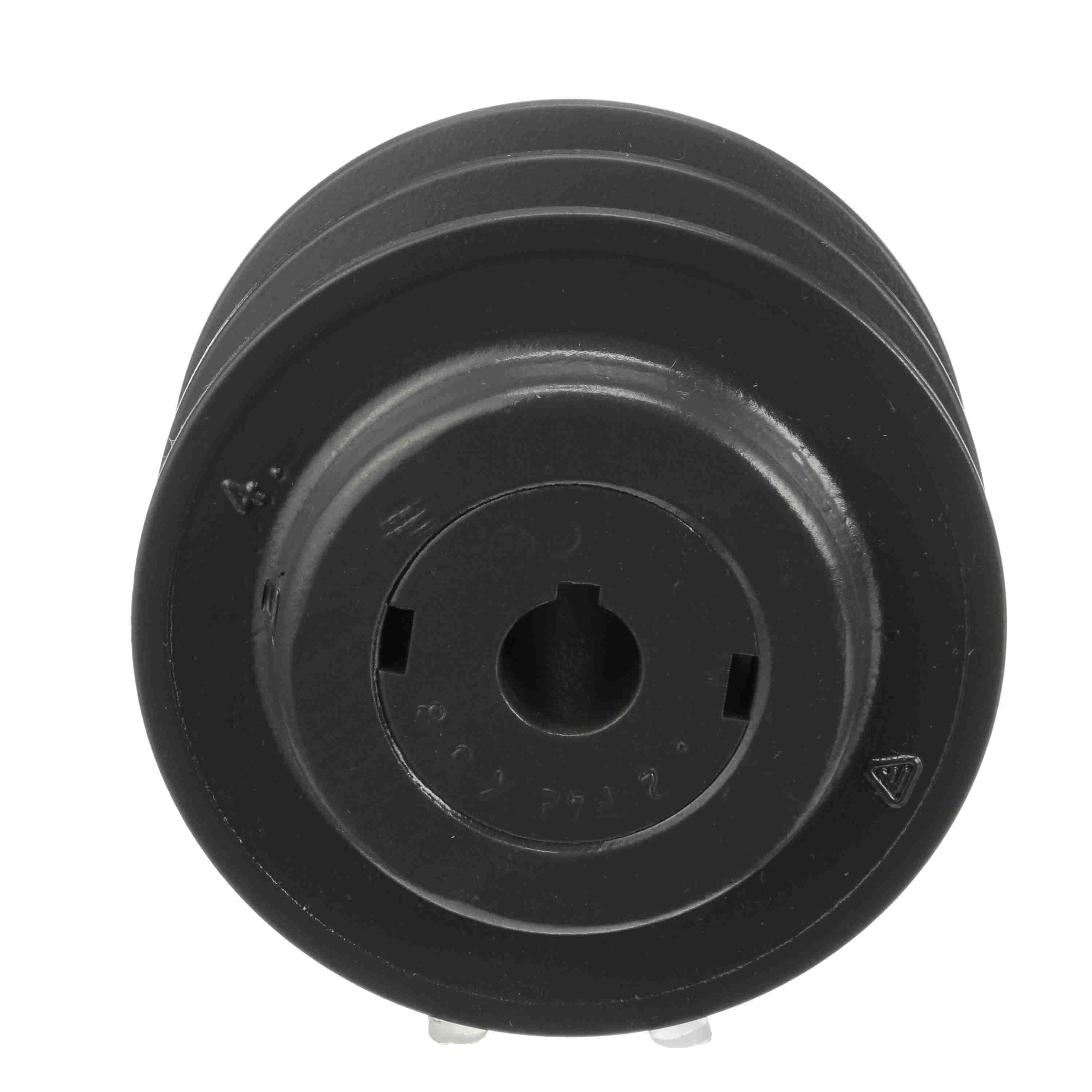 Browning&reg; 1045855 FHP Variable Pitch Sheave, 5/8 in Dia Bore, Threaded Bore, 3.95 in OD, 2-Groove