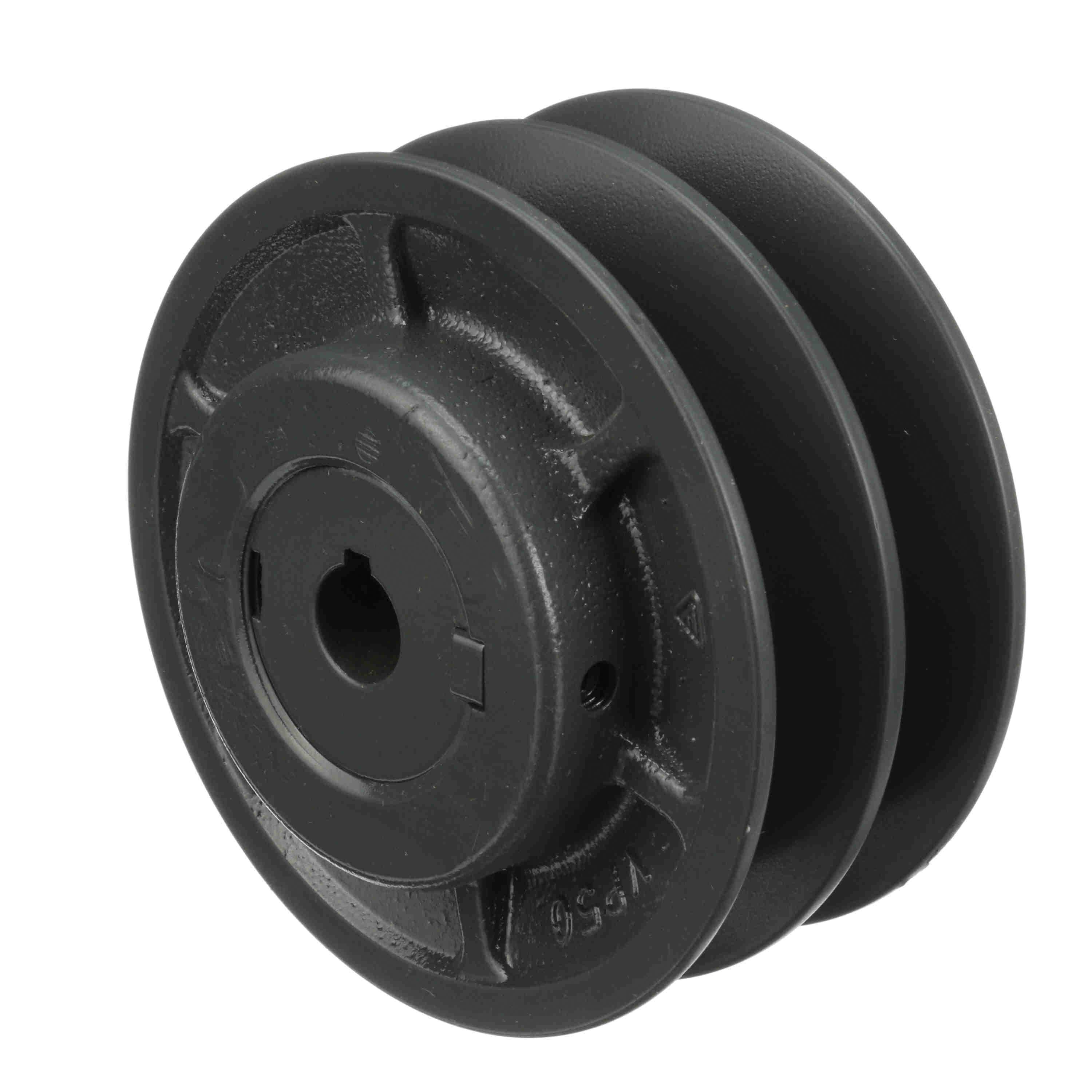 Browning&reg; 1045905 FHP Variable Pitch Sheave, 5/8 in Dia Bore, Threaded Bore, 4-3/4 in OD, 2-Groove