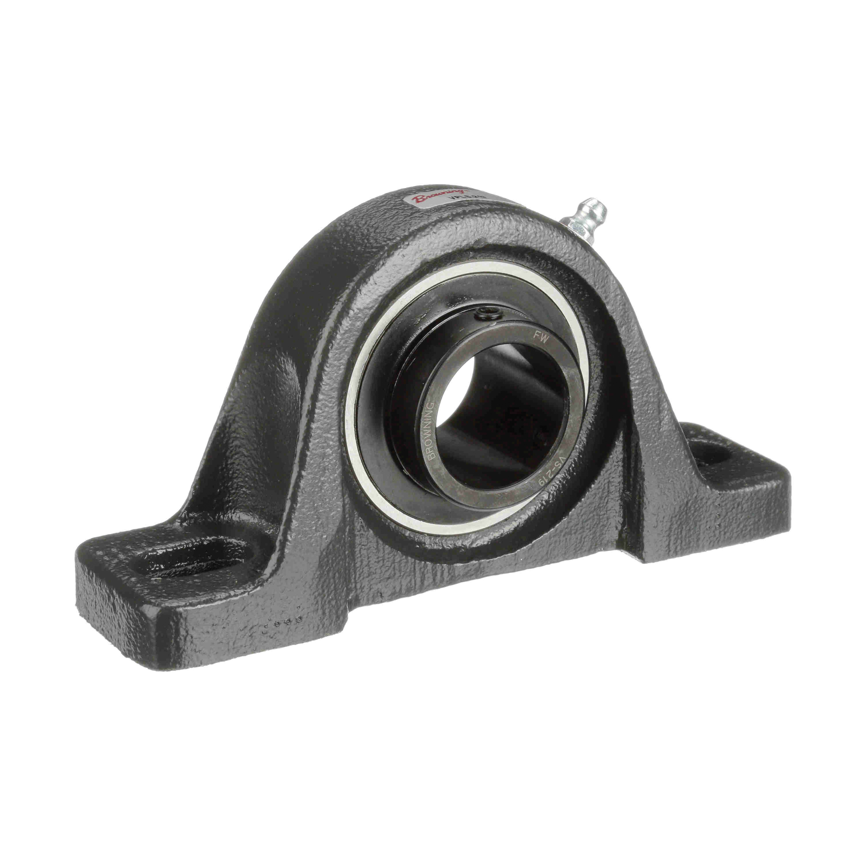 Browning® VPLS-219 Pillow Block Ball Bearing, 1-3/16 in Dia Bore, 4-3/16 to 5-1/16 in L Bolt Center-to-Center