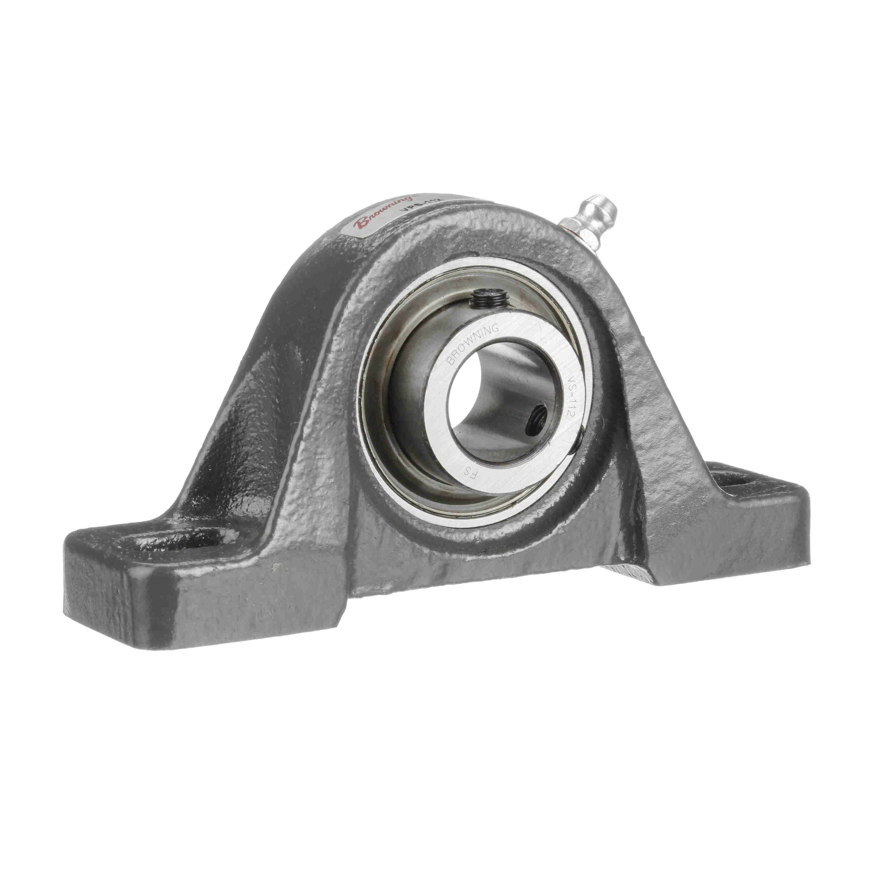 Browning® VPS-112 Pillow Block Ball Bearing, 3/4 in Dia Bore, 3-15/32 to 4-9/32 in L Bolt Center-to-Center