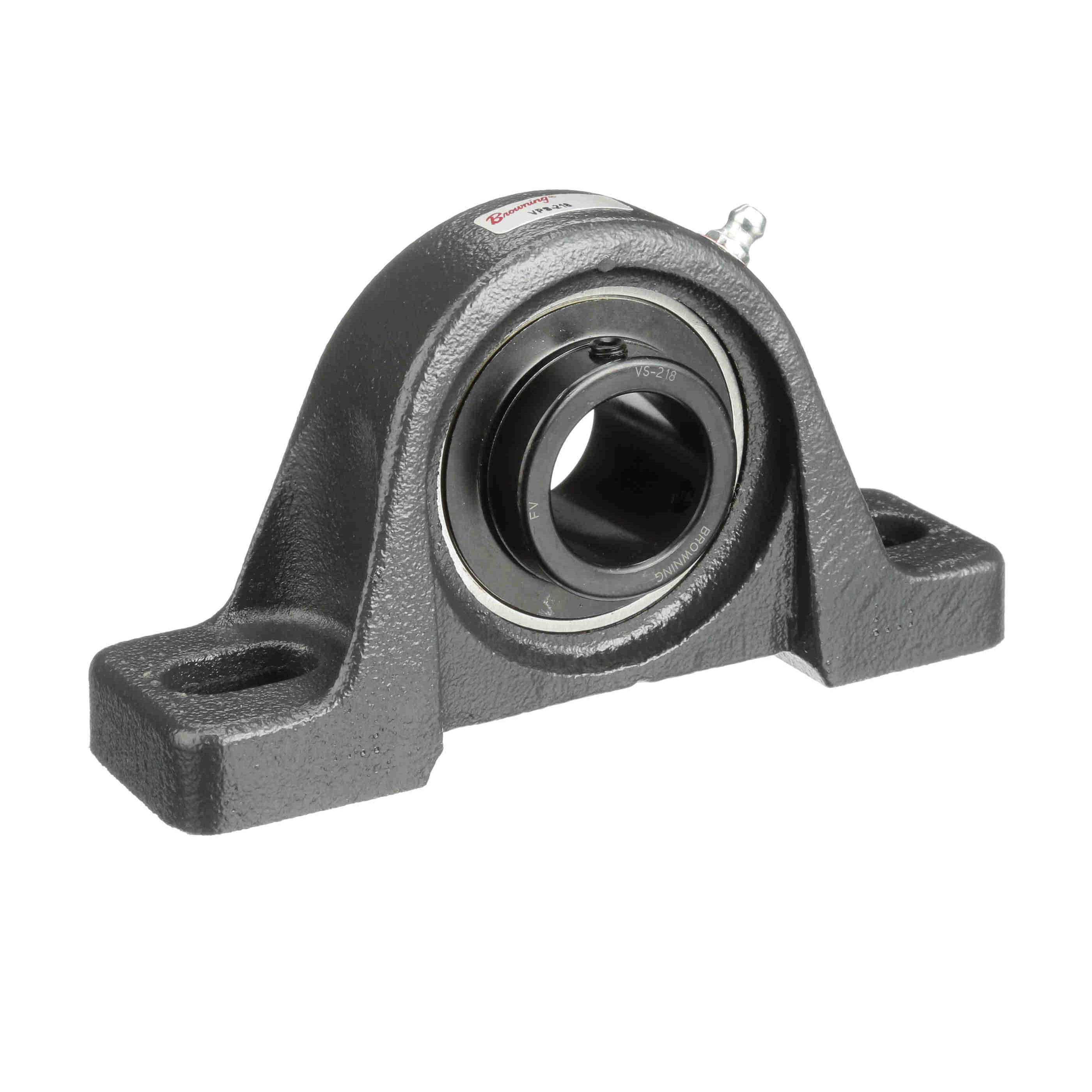 Browning® VPS-218 Pillow Block Ball Bearing, 1-1/8 in Dia Bore, 4-3/16 to 5-1/16 in L Bolt Center-to-Center