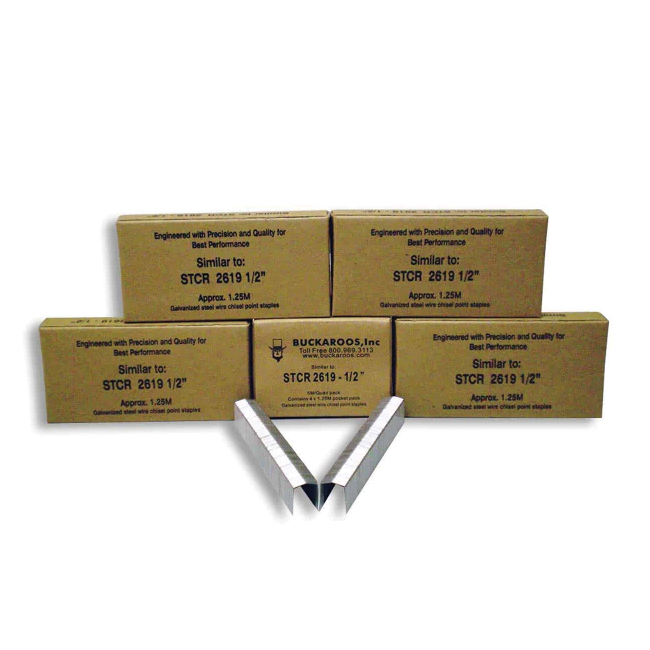 Buckaroos® T-68V4 Staple, For Use With: T-68AA Red G-26 Tacker, T-68-BL26 Black G-26 Tacker