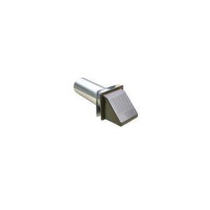 Builders Best® 110113 Vent Hood With Flapper, 4 in Dia, 11 in Tail, 5-3/4 in W, 15-3/4 in H, Polypropylene