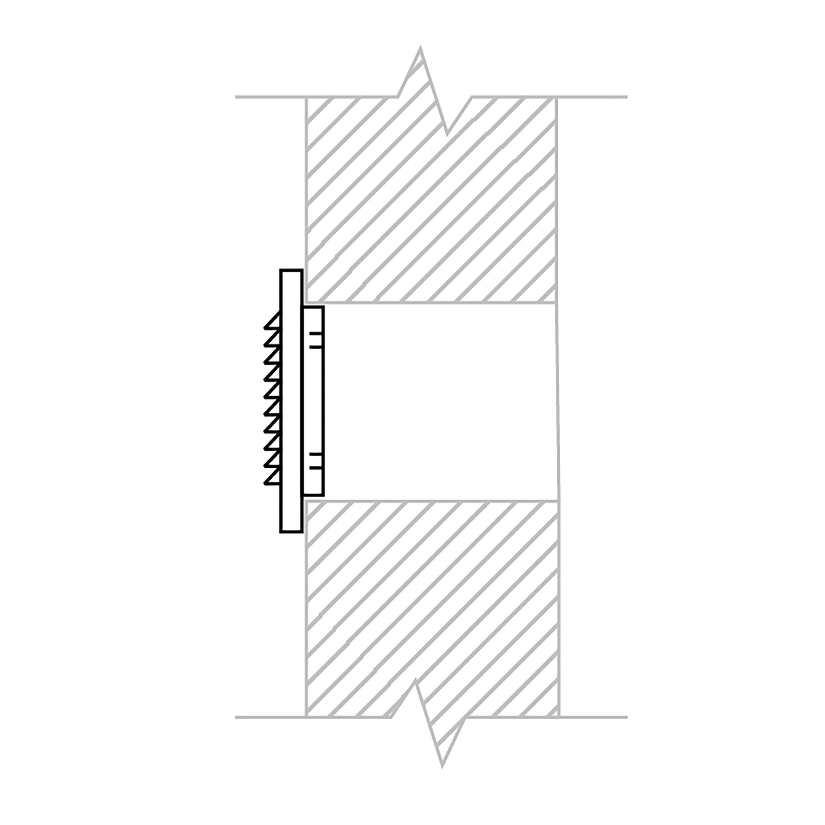 Builders Best® PFL348 Series 110974 Mini Louver Hood With 1/8 in Screen and Snap Ring, 4 in, 5-1/2 in L, 5-1/2 in W
