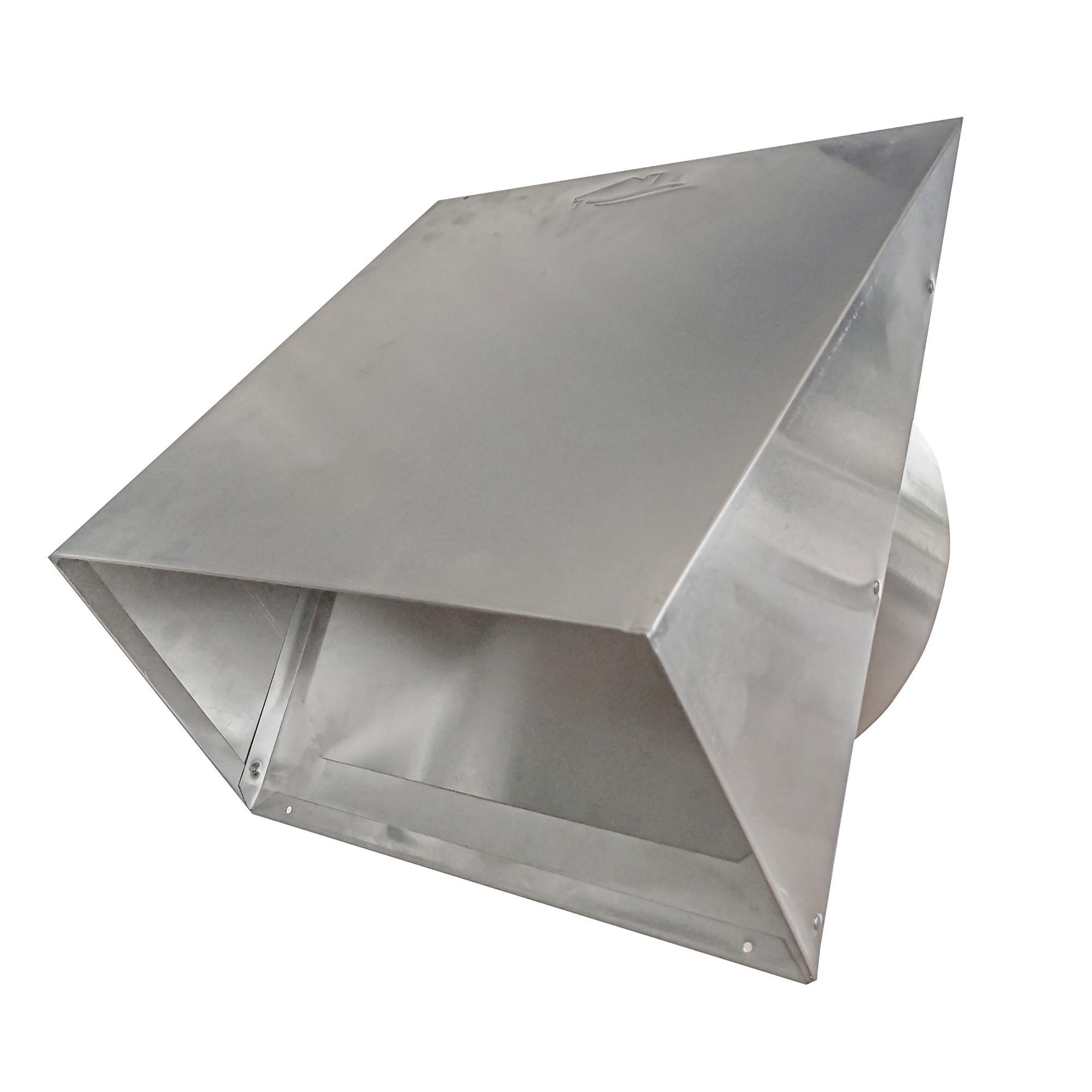 Builders Best® AWM620 Series 111169 Wall Vent Hood, 10 in, Aluminum, Mill