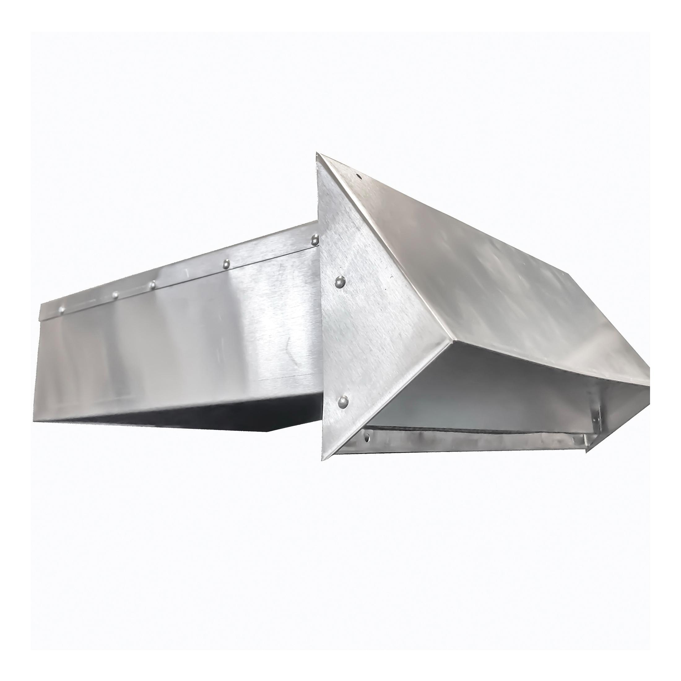 Builders Best® ARR630 Series 111929 Rectangular Vent Hood, 5 in, Aluminum, Mill