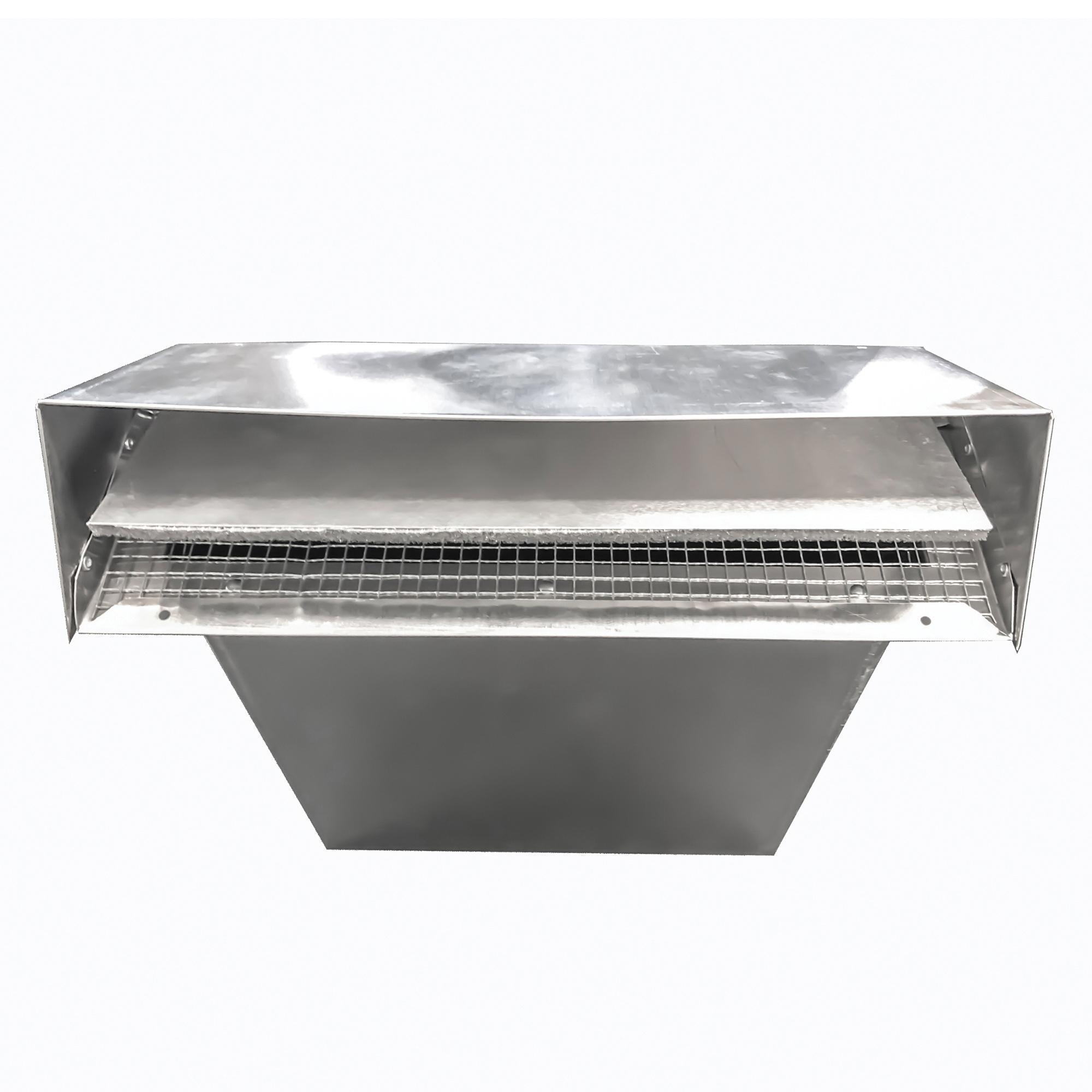 Builders Best® ARR630 Series 111929 Rectangular Vent Hood, 5 in, Aluminum, Mill