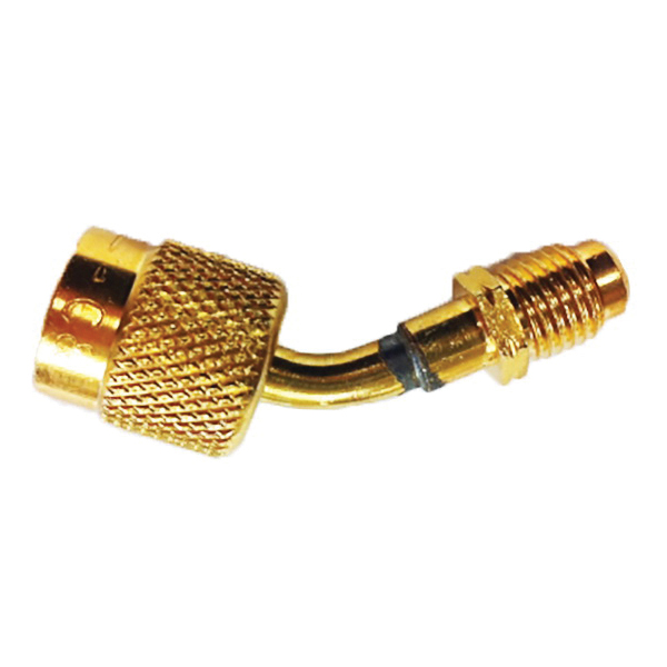 C&D Valve CD2056 Valve Adapter, 5/16 x 1/4 in, Female Flare Swivel x Male Flare Access End