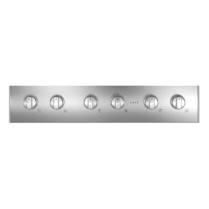 CAFE™ CGU366P2TS1 Commercial-Style Gas Rangetop, 35-7/8 in OAW, 27-1/2 in OAD, 6 -Burner, Knob Control