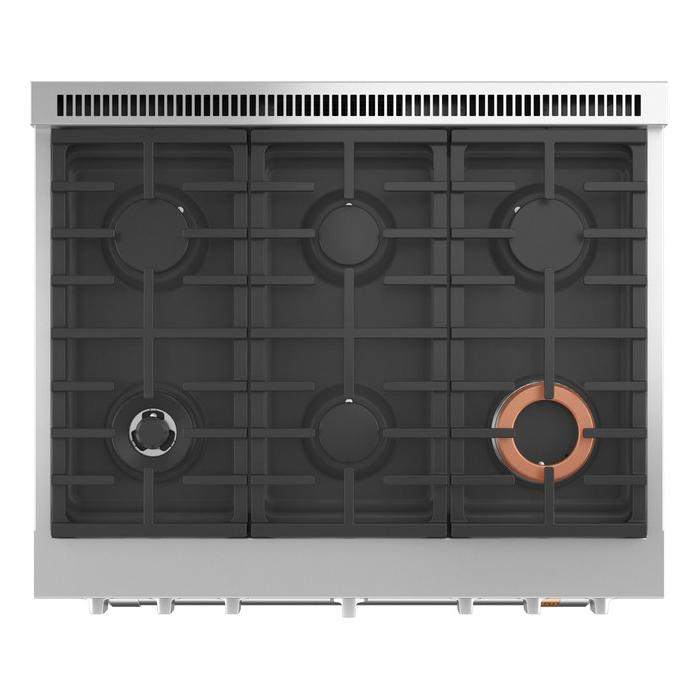 CAFE™ CGY366P2TS1 Smart All-Gas Commercial-Style Range, 6 -Burner, 120 V, 28-1/4 in Oven Interior Width thumbnail 4