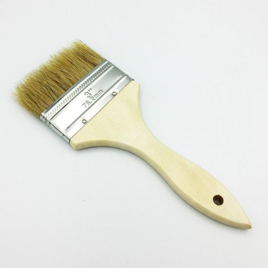 CAMBRIDGE™ CB-3 Chip Brush, 3 in Dia Brush, Hardwood Handle