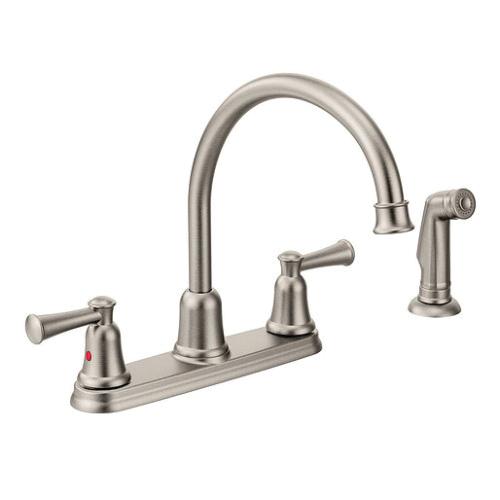 CFG™ Capstone® 41613CSL Kitchen Faucet, Dual-Handle, Classic Stainless
