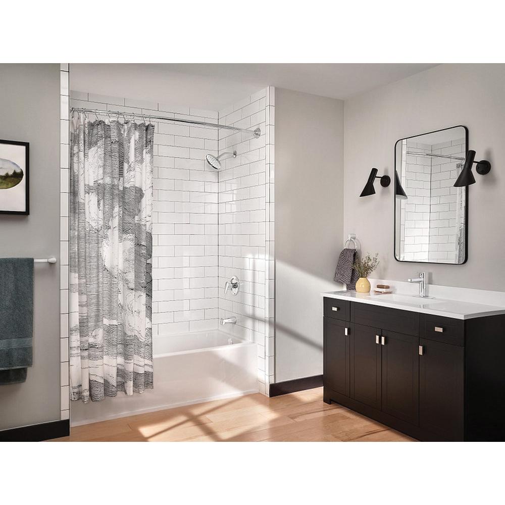 CFG™ Slate™ 48003CGR Cycling Tub and Shower Trim, 1/2 in, IPS, Metal, Chrome, 1-Handle, 1.75 gpm