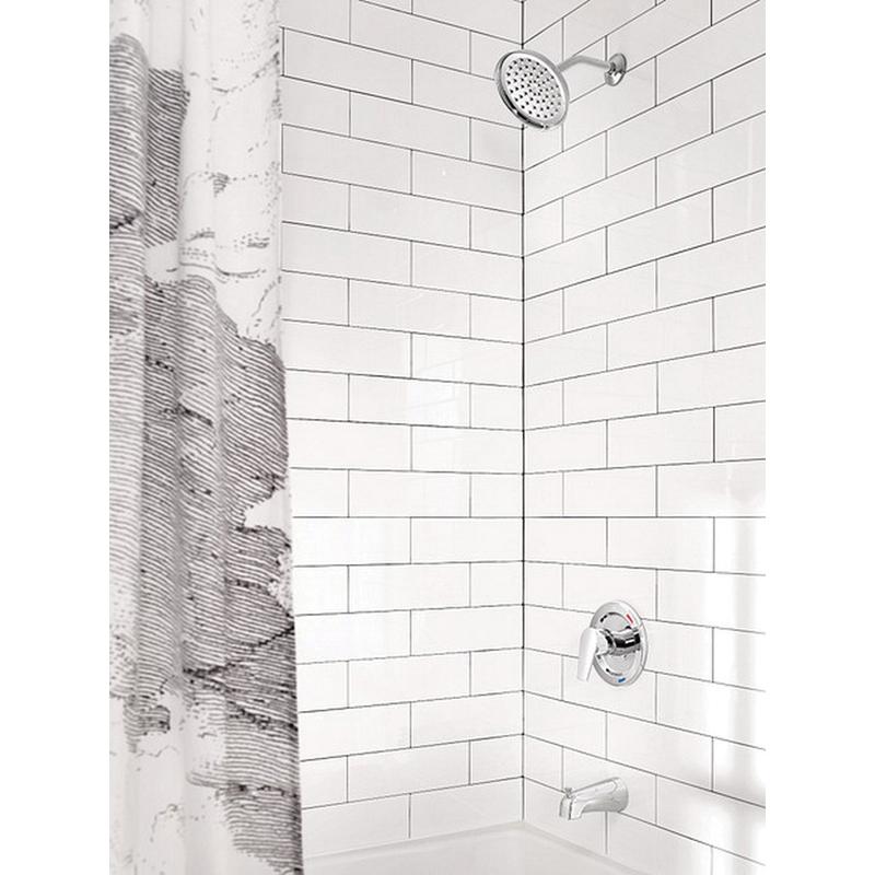CFG™ Slate™ 48003CGR Cycling Tub and Shower Trim, 1/2 in, IPS, Metal, Chrome, 1-Handle, 1.75 gpm thumbnail 2