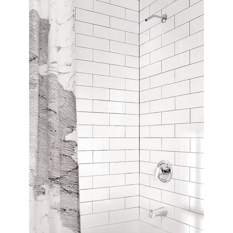 CFG™ Slate™ 48003CGR Cycling Tub and Shower Trim, 1/2 in, IPS, Metal, Chrome, 1-Handle, 1.75 gpm thumbnail 3
