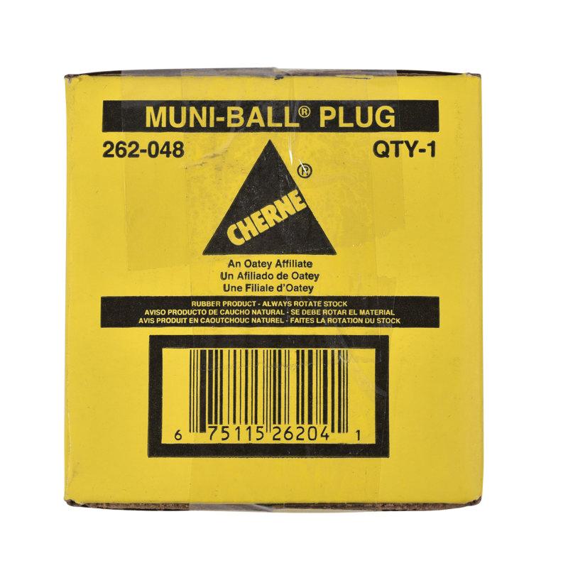 CHERNE® Muni-Ball® 262048 Single-Size Plumbing Plug With 3/4 in Bypass, Fits Pipe Size: 4 in, 40 psi thumbnail 3