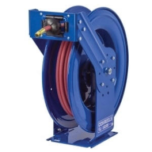 COXREELS® T Series THP-N-150 Specialty Hose Reel, 50 ft Hose, 1/4 in ID x 9/16 in OD Dia Hose
