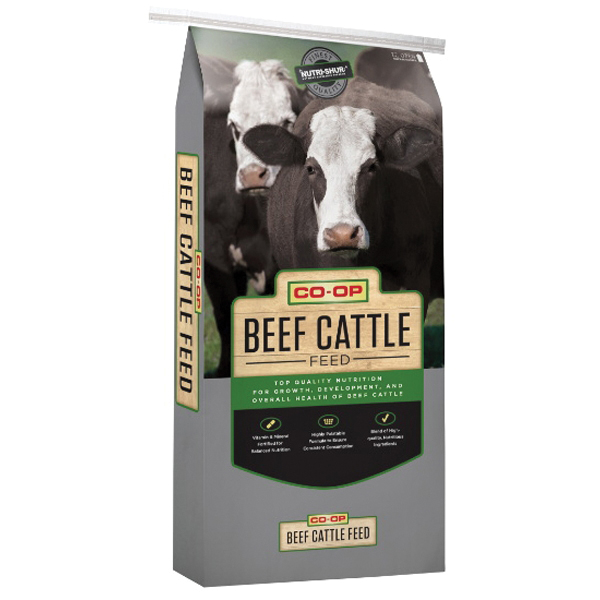 Livestock Feed, Beef Cattle, 50 lb Bag | Co-op Feeds