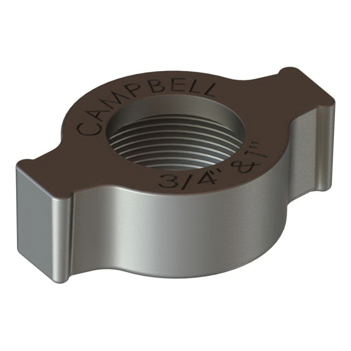 Campbell Fittings GN-3 Wing Nut, 3/4 in x 3/4 in, Iron