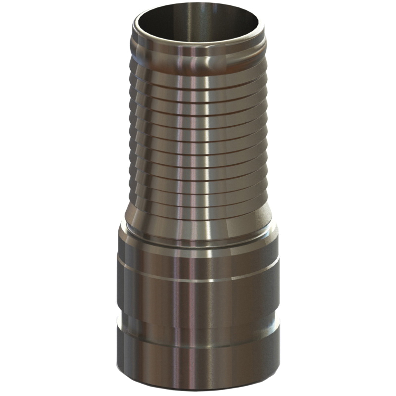 Campbell Fittings Crimpnology™ HAGSS-32C Nipple, 8 in Hose x 8 in Grooved, Stainless Steel