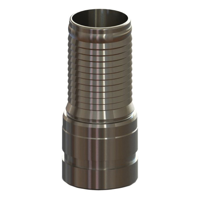 Campbell Fittings Crimpnology™ HAGS-10C Nipple, 2-1/2 in Hose x 2-1/2 in Grooved, Stainless Steel