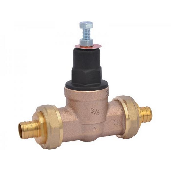 SharkBite™ EB45-DUPE Series 23891-0045 Pressure Regulating Valve, 3/4 in Nominal, Union PEX x Union PEX, 400 psi
