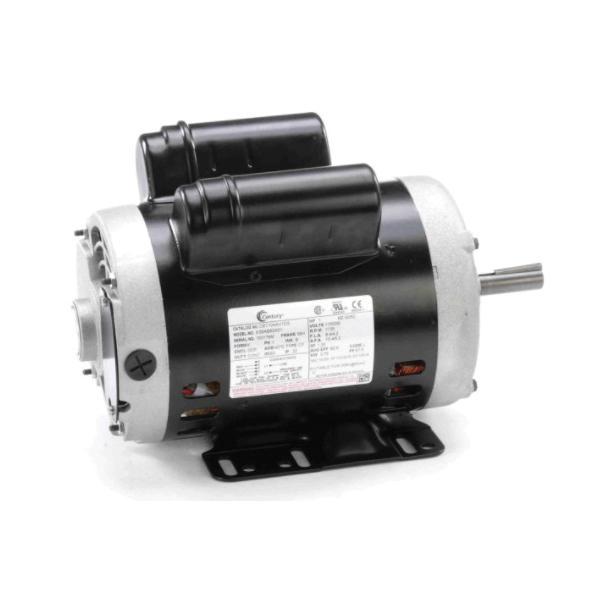 Century&reg; OB1104AV1ES Motor, 115/230 VAC, 8.4/4.2 A, 1 hp, 1725 rpm Speed, 0.75 kW, 1 ph -Phase, 50/60 Hz, 7-1/4 in Frame