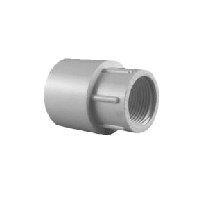 SCH 40 PVC Reducing Adapter, 1 inch x 3/4 inch, Socket x FIP