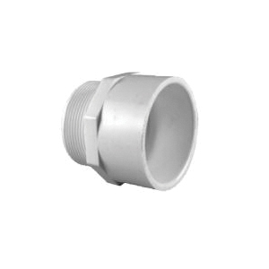SCH 40 PVC Adapter, 1/2 inch x 1/2 inch, Socket x MIP