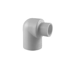90 Deg SCH 40 PVC Elbow, 3/4 inch x 1/2 inch, Socket x Socket