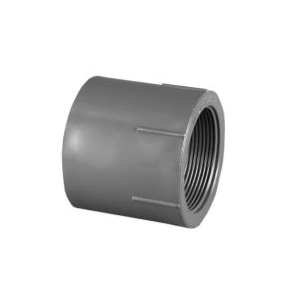 Charlotte Pipe 835-007 Adapter, 3/4 in Socket x 3/4 in FPT, PVC, SCH 80