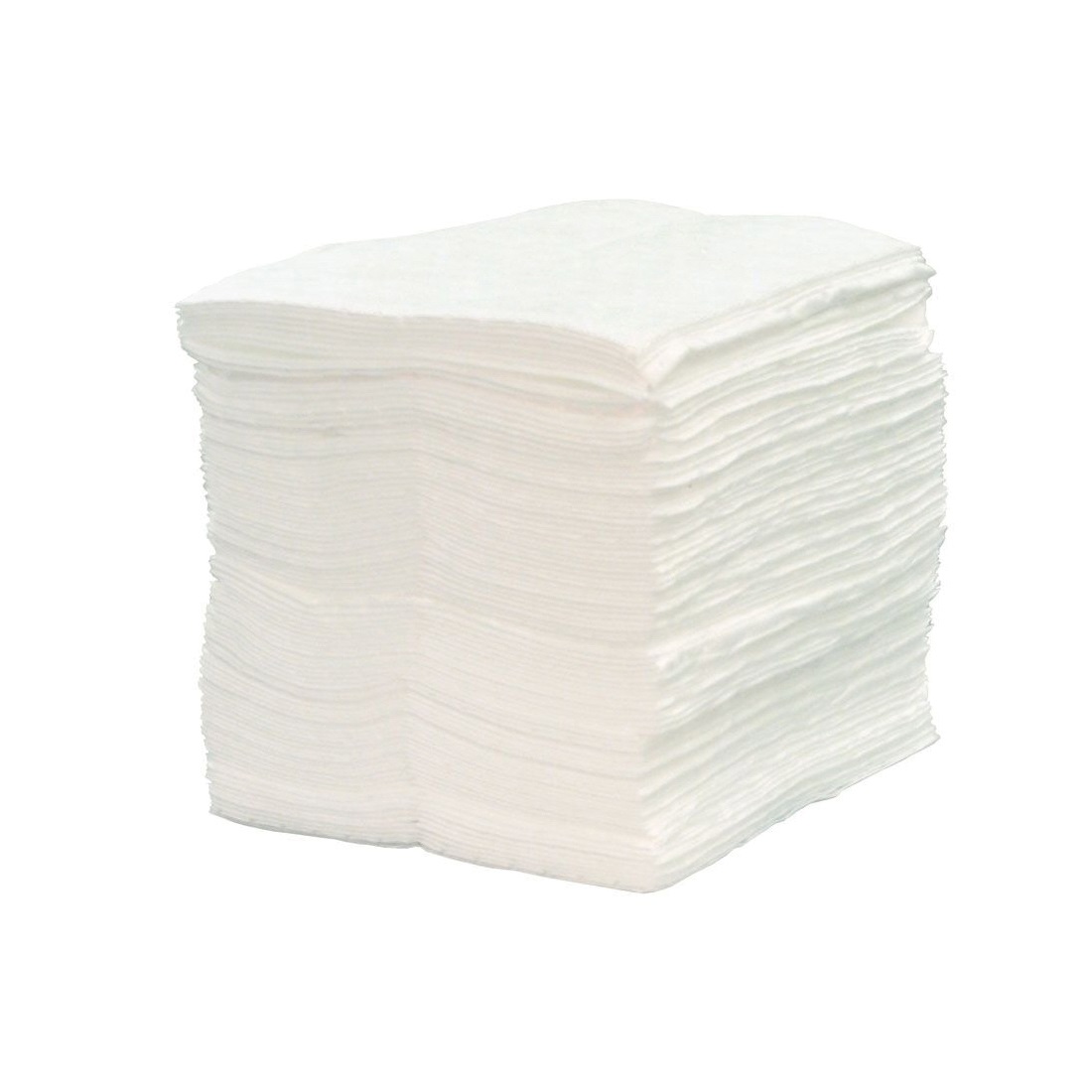 Chemtex PWB100HL Meltblown Pad, 15 in W, 18 in L, 7-1/2 in, 19 in Perforated, Polypropylene, White