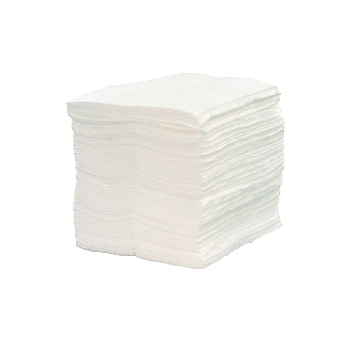 Chemtex PWB200HL Meltblown Pad, 15 in W, 18 in L, 7-1/2 in, 19 in Perforated, Polypropylene, White