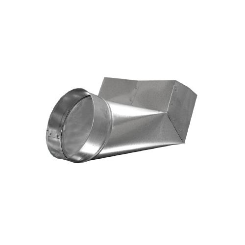 Cody 234 Series 23412X4X6 Boot, 12 in L Register Opening, 4 in W Register Opening, Galvanized, Steel