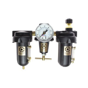 Coilhose® 8884AAGM Trio Filter-Regulator-Lubricator Unit With Gauge, Metal Bowl and Sight Glass, 1/2 in Connection